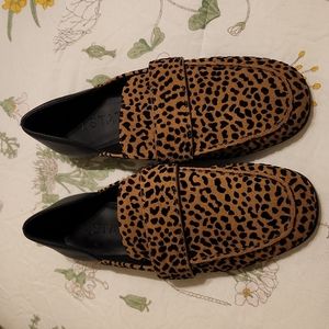 1.state leopard d'orsay flats loafers